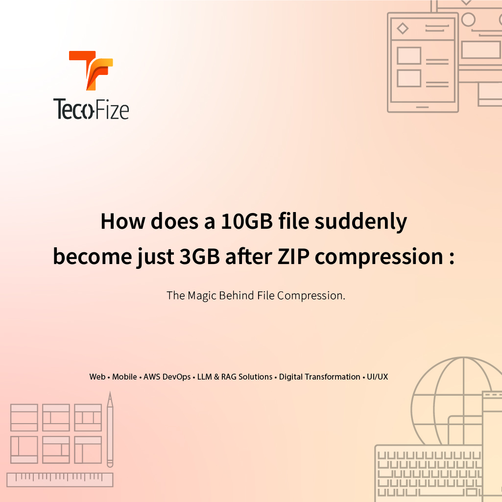 How does a 10GB file suddenly become just 3GB after ZIP compression? — Tecofize Insights